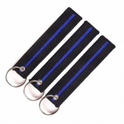 Sublimation cyrstal Schwarzes gestickter Seilflaschenöffner personifizierter keychains Umbau