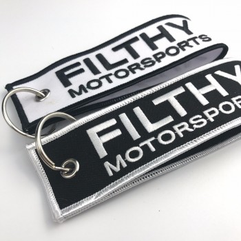 Vente en gros personnalisé brodé personnalisé porte-clés / porte-clés / porte-clés ALPHA JET