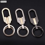 Personnalisé Top Marque Porte-clés en acier inoxydable Métal Voiture de luxe Porte-clés Décoration