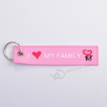 Personalised Fabric Keychain KeyChain tag