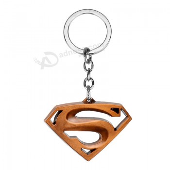 superman sleutelhanger metalen hanger gepersonaliseerde sleutelhanger autosleutelhouder