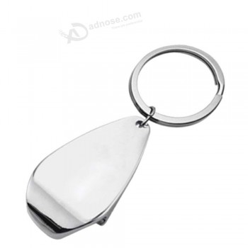 gepersonaliseerde chromen flesopener sleutelhanger creatieve sleutelhangers