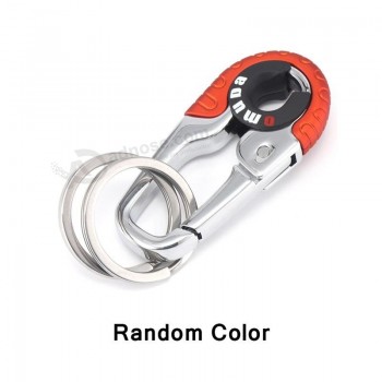gepersonaliseerde luxe handmatige metalen inleg sleutelhanger Auto sleutelhanger willekeurige kleur Sleutelhanger