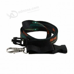 spoel lanyard met geplastificeerde stalen kabel