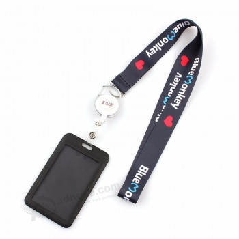 Porte-pochette de mode Tour de cou pour clé avec porte-carte pour événement