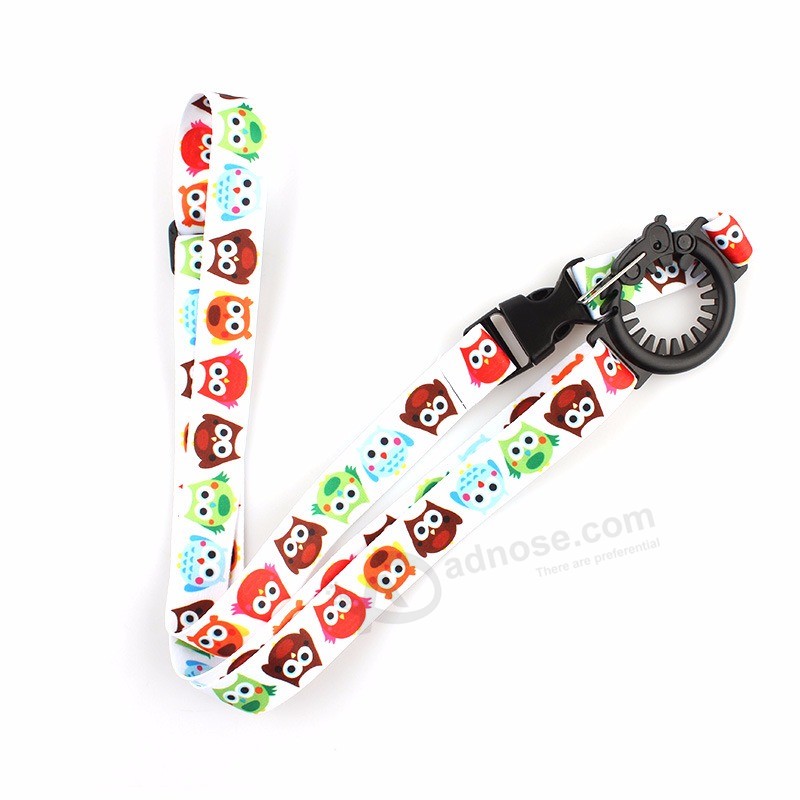 Cheap fashionable Printing polyester Lanyard with Water bottle Holder