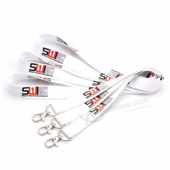 Wholesale Personalized Polyester Sublimation Lanyard for key with Logo Custom