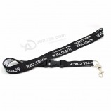 High Quality Neck Custom Polyester Woven Lanyard for key
