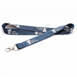 professionelle hersteller benutzerdefinierte pantone polyester siebdruck lanyard für schlüssel