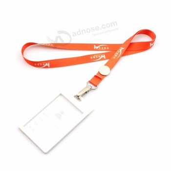 moda de alta qualidade cordão de poliéster personalizado ecológico para chave para cartão de identificação