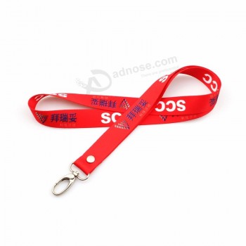 Großhandel maßgeschneiderte Umhängeband Polyester Lanyard für Schlüssel für Handy