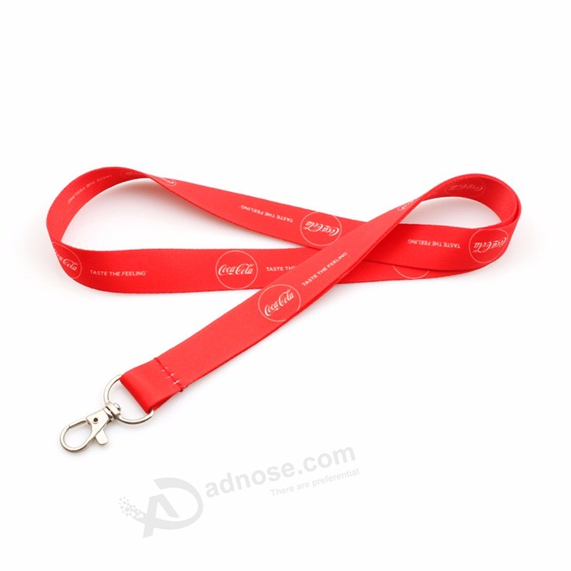 Excellent quality Custom logo Print durable Polyester conference Lanyard