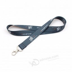 Custom Sublimation Durable Washable Lanyard for key with Metal Hook