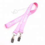 Hot Promotion Custom Design Lanyard mit 2 Haken Kinder Lanyard für Schlüssel