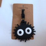 kundenspezifische weiche Gummigepäckanhänger-Bordkartetaschenumbauten, die Verzierungstaschen hängen