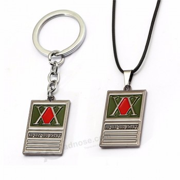 Chien en métal personnalisé porte-clés porte-clés pendentif