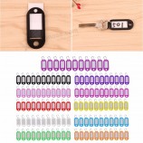 Étiquettes de nom en plastique Porte-clés Petite taille Multicolore ID Tag Set pour bagages