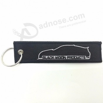 Porte-clés brodé Air Nom Marque Broderie personnalisée Tissé Porte-clés