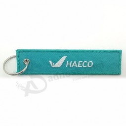 personalização têxtil couro superior chaveiro chaveiro personalizado de alta qualidade