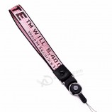 kleurrijk polyester jacquard lint kort lanyard