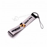 Polyester benutzerdefinierte Marke kurze Lanyards für Schlüsselanhänger