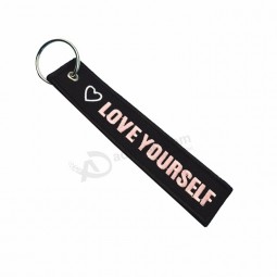 promozione portachiavi personalizzati ricamati personalizzati