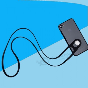 Universel pour téléphone silicone sangle de sport amovible sangles de téléphone portable longe de cou