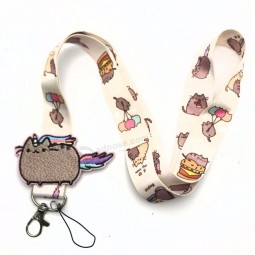 kleine Blume Decals Schlüsselband ID Badge Holder Tier Telefon Umhängeband mit Schlüsselring