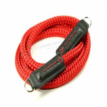 Corde de caméra rouge en polyester personnalisé de haute qualité