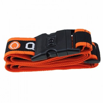 Sangle de bagage en nylon personnalisée avec boucle en plastique