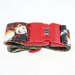 high quality travel  luggage belt with lock