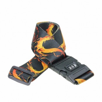 promoção por atacado poliéster personalizado tsa tiras de bagagem