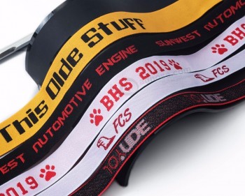 20 pcs sangle de cou pas cher Breakaway Lanyard Ribbon pour clés Matériau tissé personnalisé