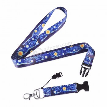 Longes de sangle de cou pour clés Carte d’identité Gym Sangles de téléphone portable Porte-badge USB Accroche-cordon de suspension bricolage Lariat Lanyard correa cuello