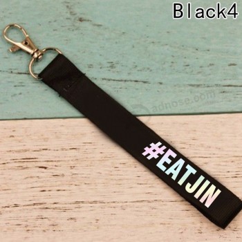Disponible Mode Belle BTS Star Nom Créatif Clé Nouveau Téléphone Mobile Lanière pour les clés