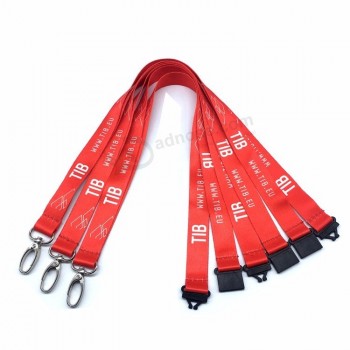 Factory Price Personalized Custom Print Logo Polyester No Minimum Order Neck Lanyards