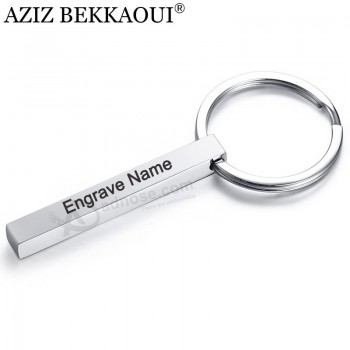Stainless Steel Key Ring Customized Logo keychain Pendant supplies