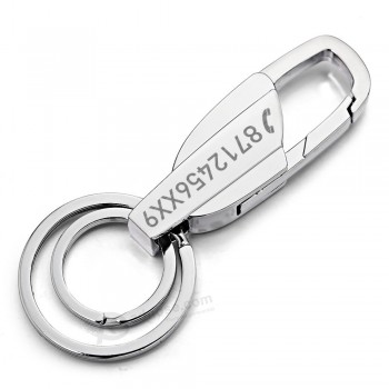 kundenspezifische Beschriftung keychains, die Ihren Namen oder Telefon drucken