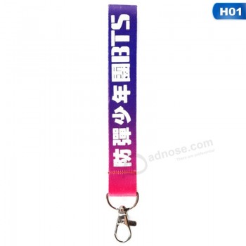 naam gradiënt sleutelhanger lanyard voor riem voor mobiele telefoon Tas hanger maker