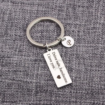 26 lettres personnalité nom lettres initiales porte-clés porte-clés personnalisé