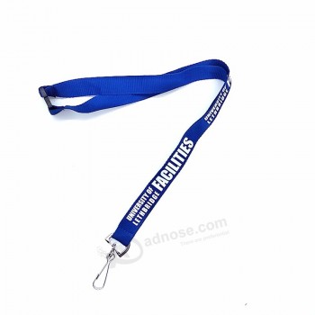 Flache, durch Wärmeübertragung bedruckte Polyester-Seidensieb-Lanyards