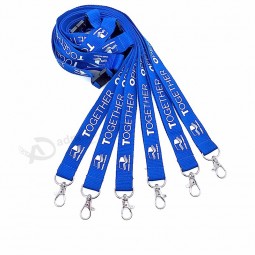 personalisiertes Polyester-Siebdruck-Schlüsselband mit individuellem Logo