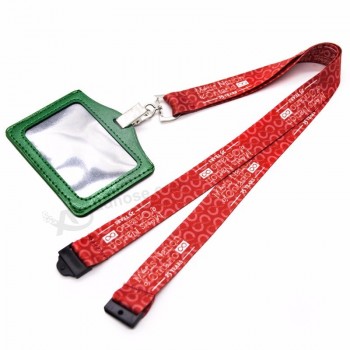 PORTE-BADGE PERSONNALISÉ DE SÉCURITÉ À LA MODE LONGE EN POLYESTER