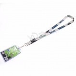 personalized cheap custom polyester  id card holder lanyards