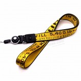 customized jacquard name logo woven polyester lanyard
