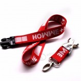 customized jacquard logo wholesale woven lanyard for sale