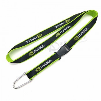 Vente en gros de marque Woven Wrist Strap Mousqueton Lanière