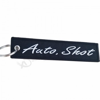 Porte-clés cool brodé personnalisé étiquette/porte-clés/porte-clés alpha jet/supprimer