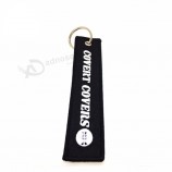 custom kleurrijke zwart wit groen geborduurde cool sleutelhangers tag sleutelhanger sleutelhanger sleutelhanger / key tag / jet tags