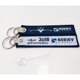 goedkope custom jet stof naamplaatje / cool sleutelhangers tag / sleutelhanger voor veiligheid van de luchtvlucht
